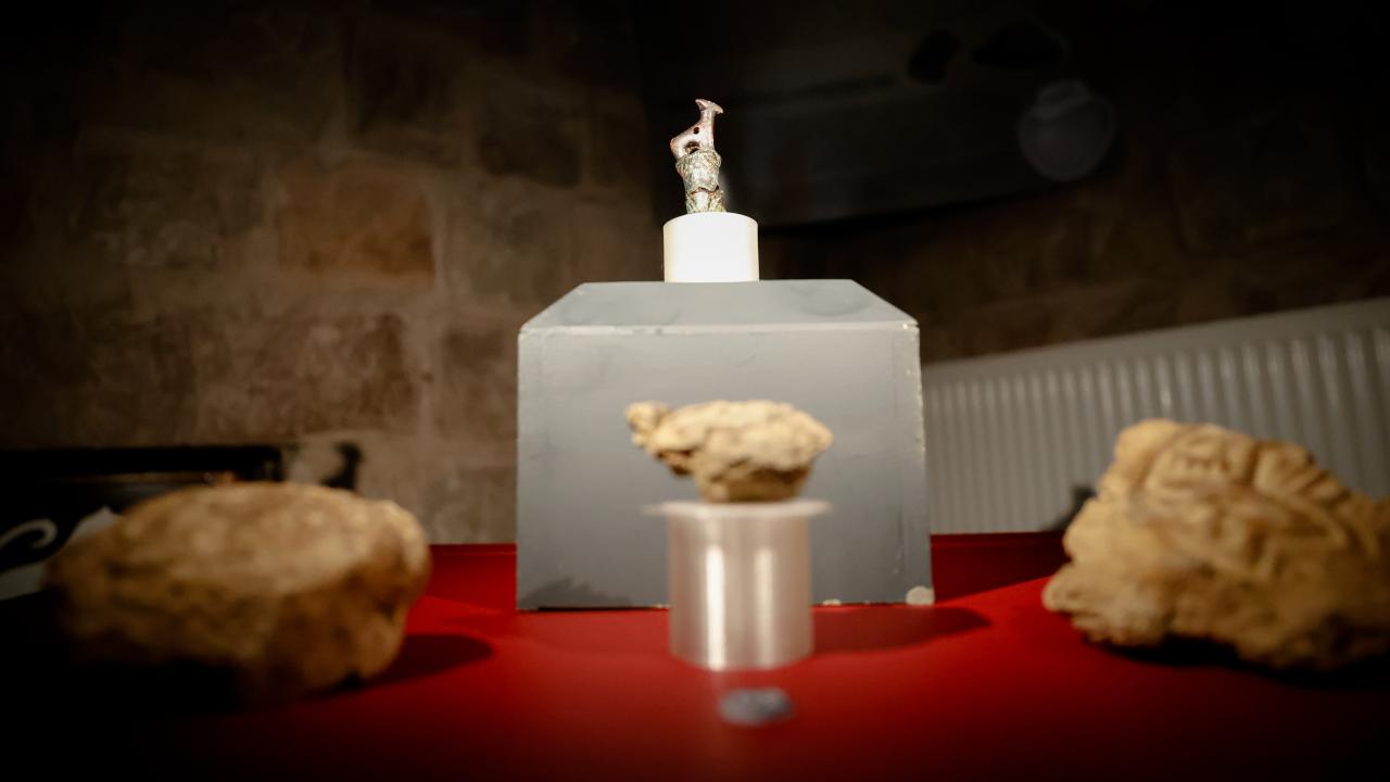 Arslantepe Höyüğü'nde bulunan iki eser ilk kez Kültür Yolu Festivali'nde sergileniyor